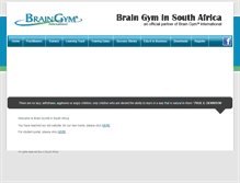 Tablet Screenshot of braingymsa.co.za